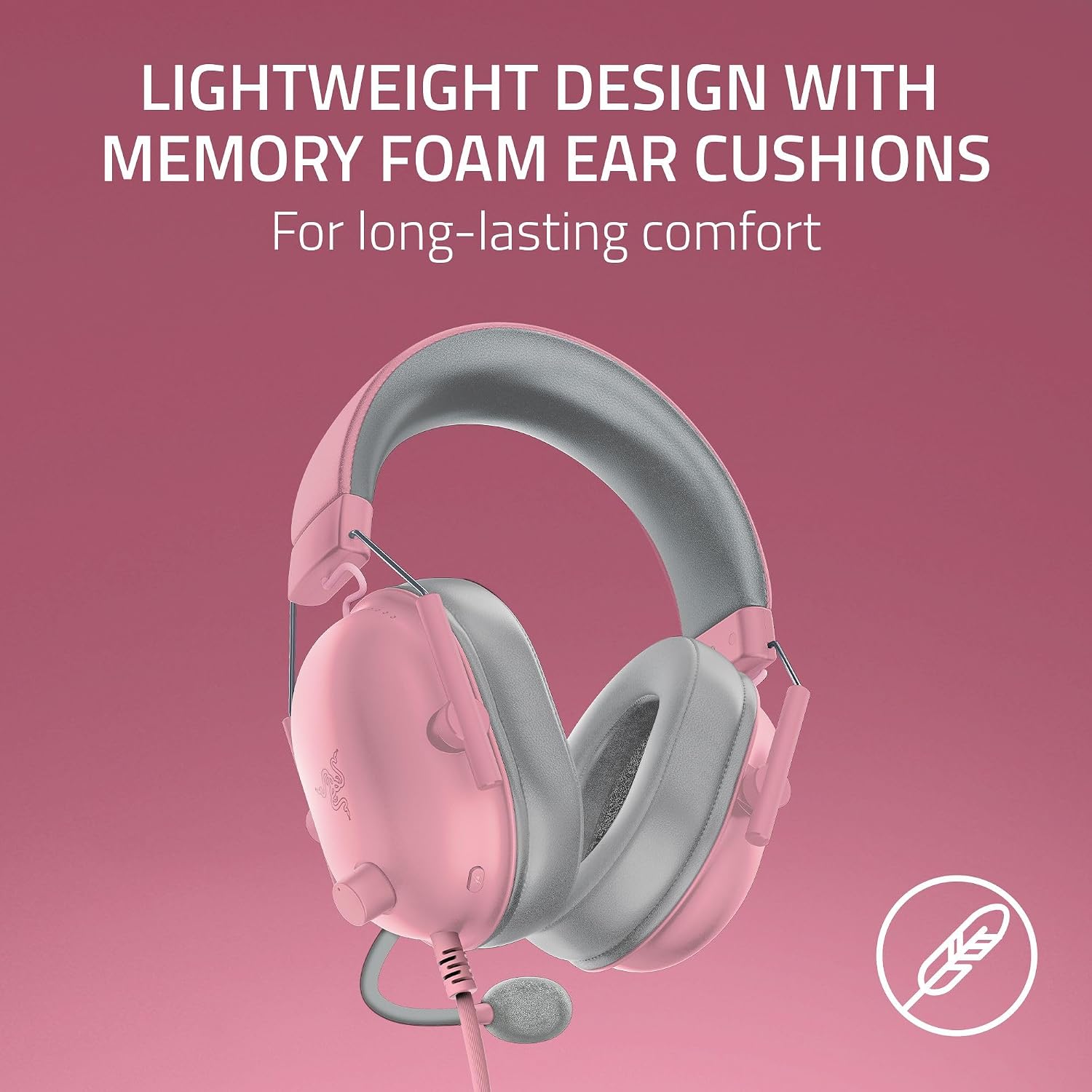 Razer BlackShark V2 X Wired Xbox Gaming Headset, Pink
