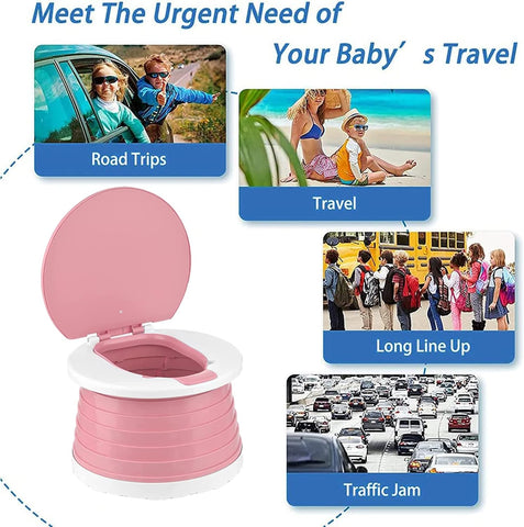 SunnySmile,Travel Potty,Car Potty for Toddler,Portable Toilet for Kids