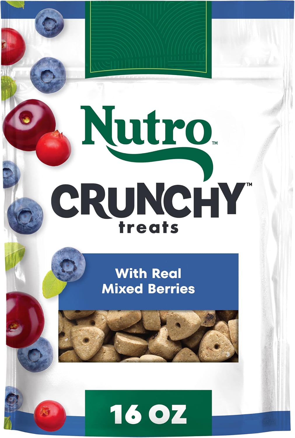 Nutro Crunchy Dog Treats with Real Mixed Berries, 16 oz