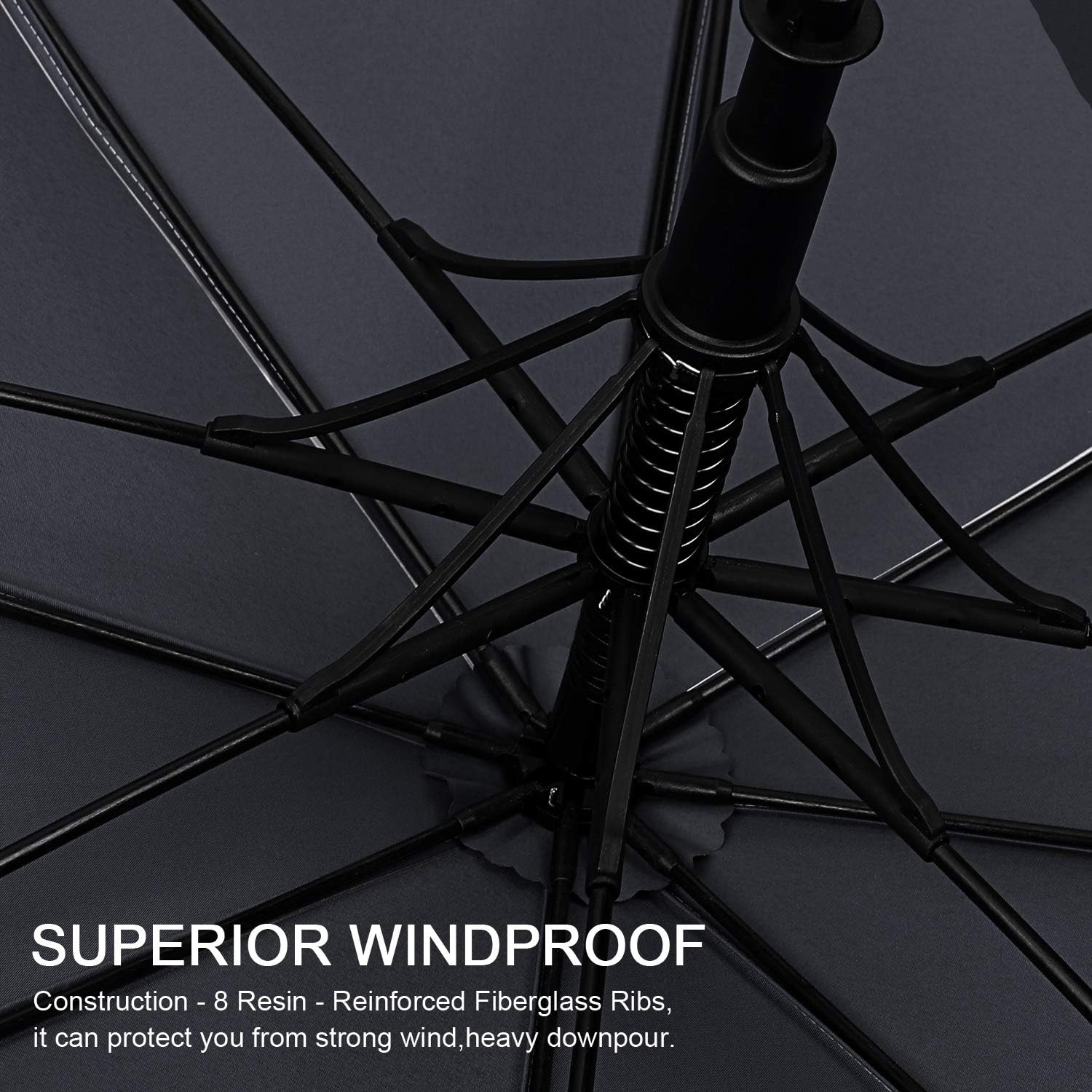 G4Free 47/54/62/68 Inch UV Protection Golf Umbrella Oversized Sun Umbrella