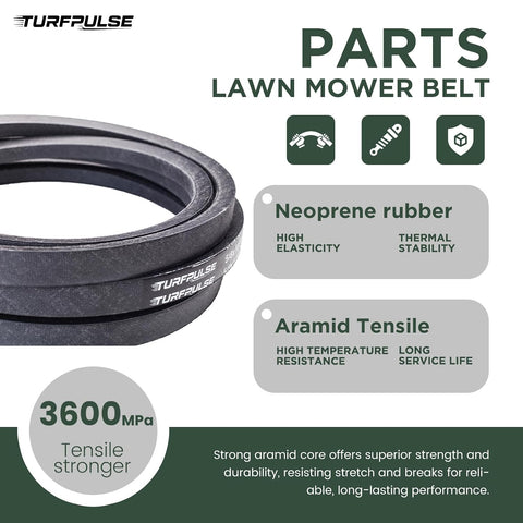 Lawn Mower Deck Belt Replace 041-1650-00 for Bad Boy, 5/8" x 168"