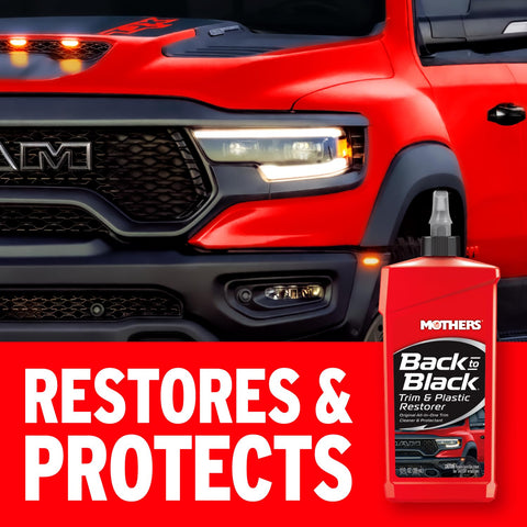 Mothers Back-to-Black Trim & Plastic Restorer, 12 oz. (06112)