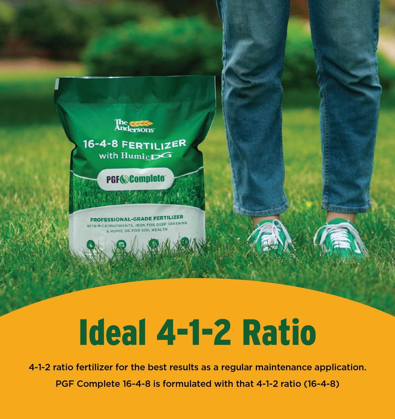The Andersons Professional PGF Complete 16-4-8 Fertilizer with 7% Humic DG 5,000 sq ft