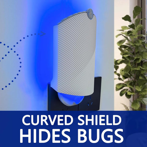 Indoor Flying Insect Trap Kit 2 Plug-in Bases + 6 Refill Cartridges