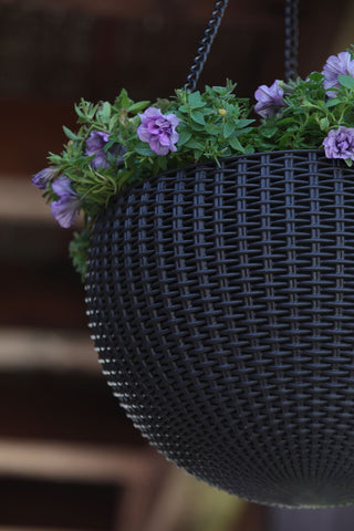 Keter 221486 Hanging Planter Set, Espresso Brown