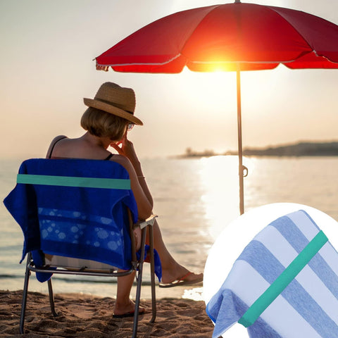 Towel Bands (4 Pack), Cruise Ship & Beach Essentials – Better Than Clips