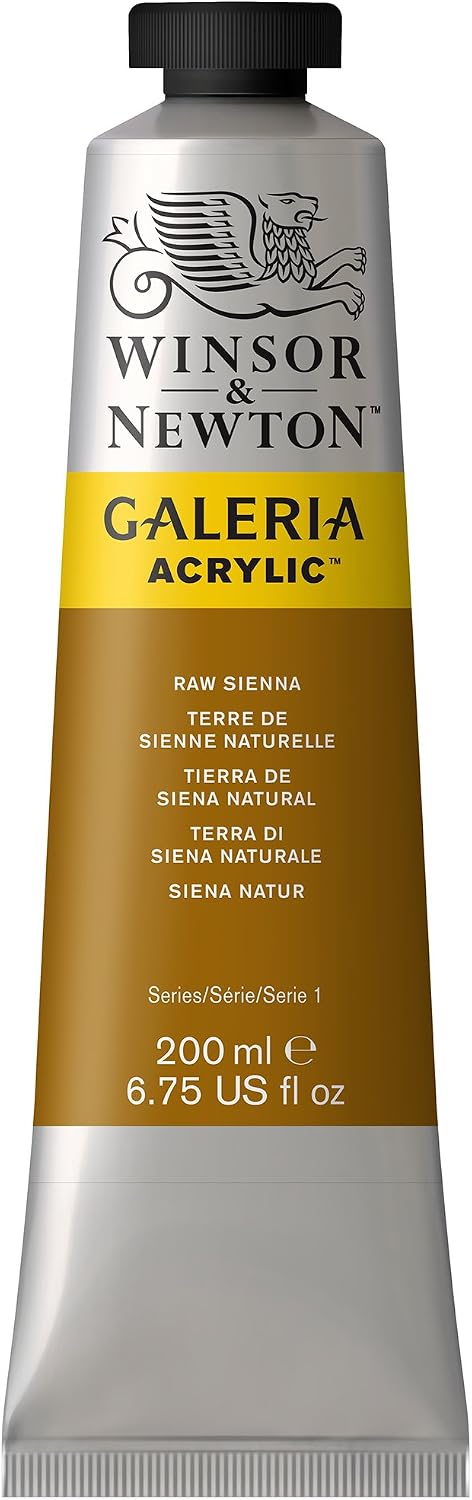 Winsor & Newton Galeria Acrylic Color, 200ml Tube, Raw Sienna