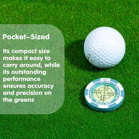 SlopeMaster ProGreen Reader - Golf Ball Marker with High Precision Green Reading Aid Golf Accessories for Men Women