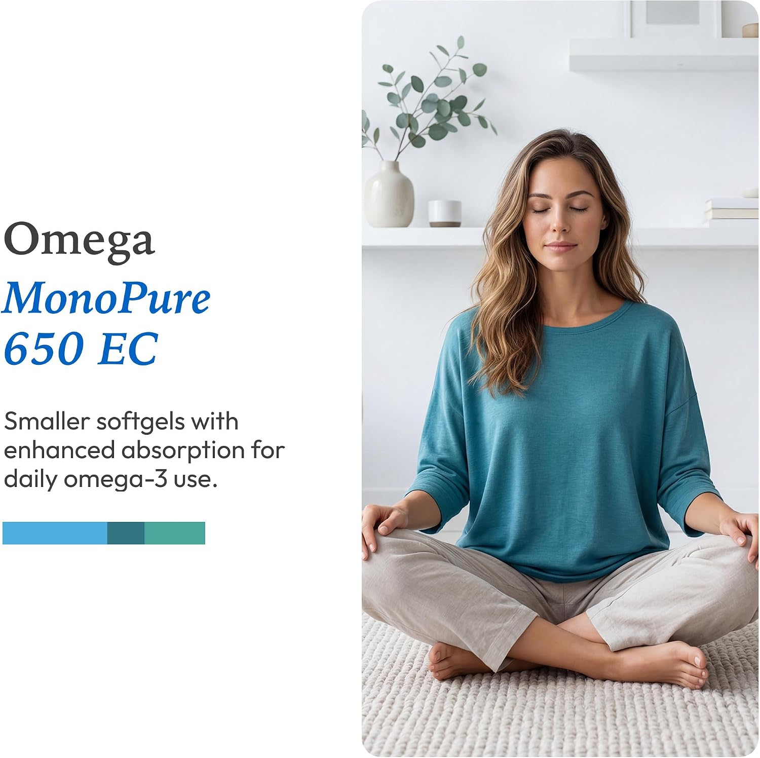 XYMOGEN Omega MonoPure 650 EC, 120 Softgels