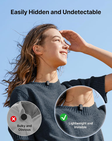 BOYA mini 2 Wireless Lavalier Microphone for iPhone 5-17 & Android Phone