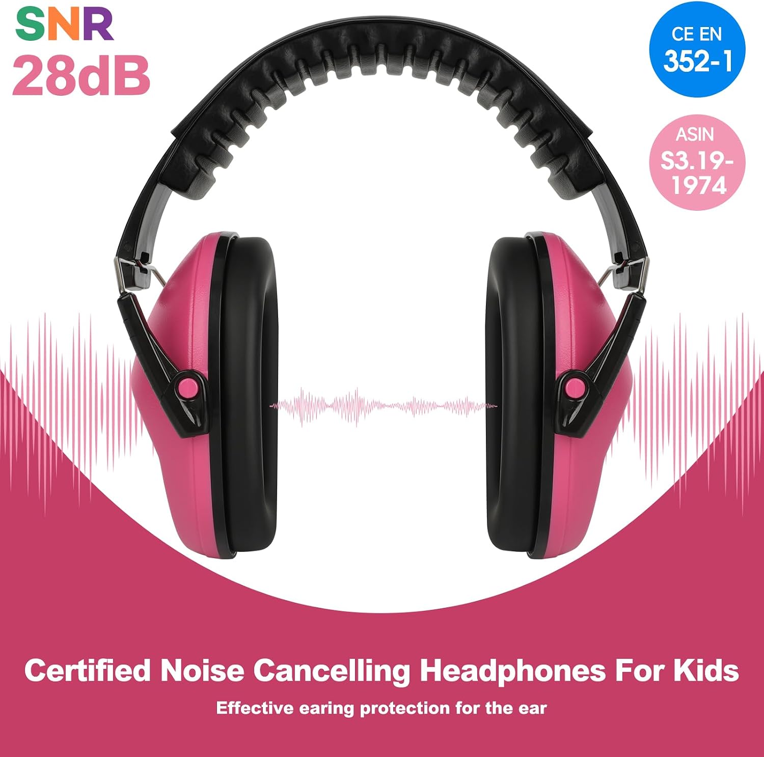 Floriogra Noise Cancelling Headphones for Kids/Toddler 28dB SNR Ear Muffs