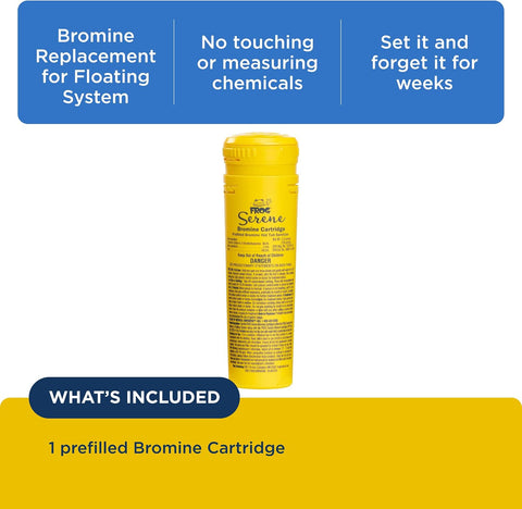 FROG Serene Replacement Bromine Cartridges, 1 Pack