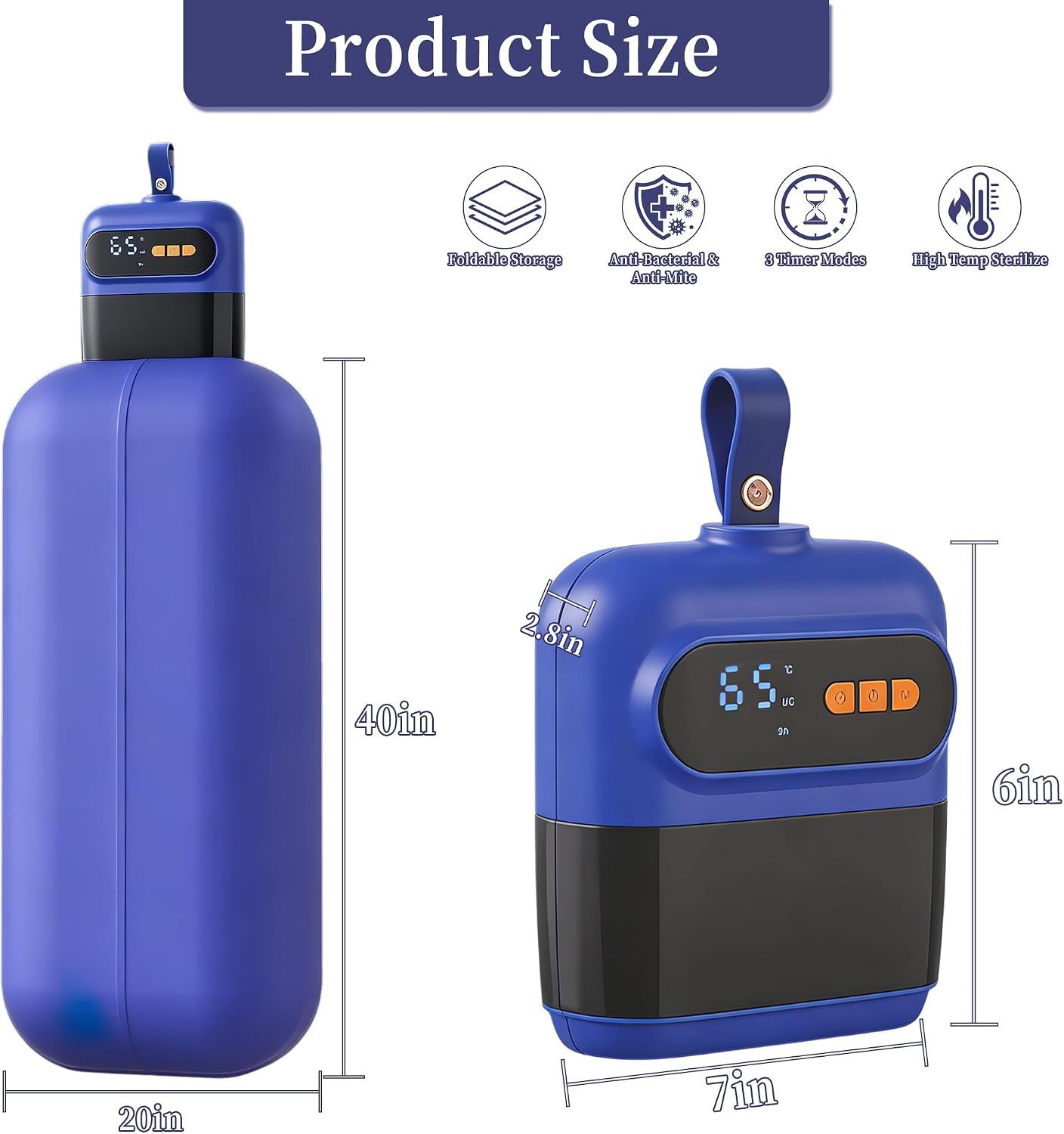 Portable Compact Clothes Dryer, Global Voltage Travel Dryer