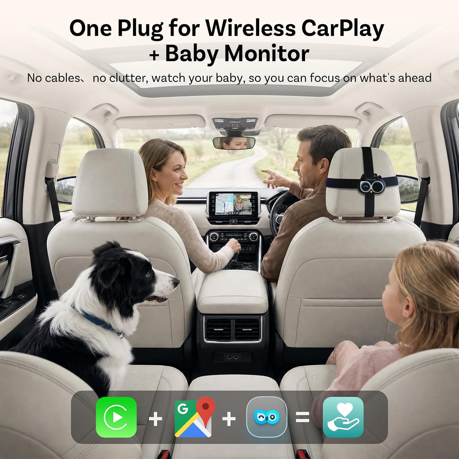 OTTOCAST Baby Car Camera & Wireless CarPlay Adapter 2026