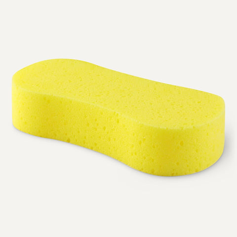 Amazon Basics Jumbo Sponges for Car Cleaning, Bodywork & Windows, Large, Yellow, Pack of 3