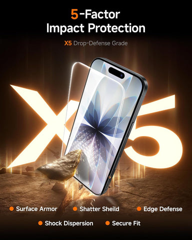 SMARTDEVIL 2 Pack for iPhone 17 Screen Protector