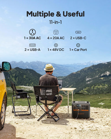 BLUETTI AC200PL Solar Generator & Charger 1 2304Wh Portable Power Station