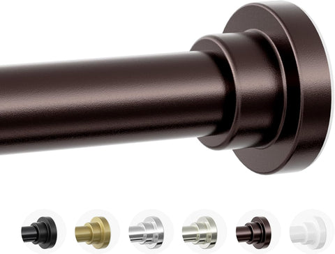 Mcrbeay Shower Curtain Rod, 1" Diameter Heavy Duty Tension Shower Rod