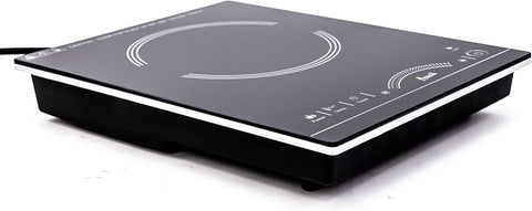 Avanti Portable Cooktop Electric Hot Plate Stove Top with Single Induction Burner, 6 Power Settings, Temperature Touch Control 140-460F Perfect for Campers & Tiny Homes, 1800-Watts, Black