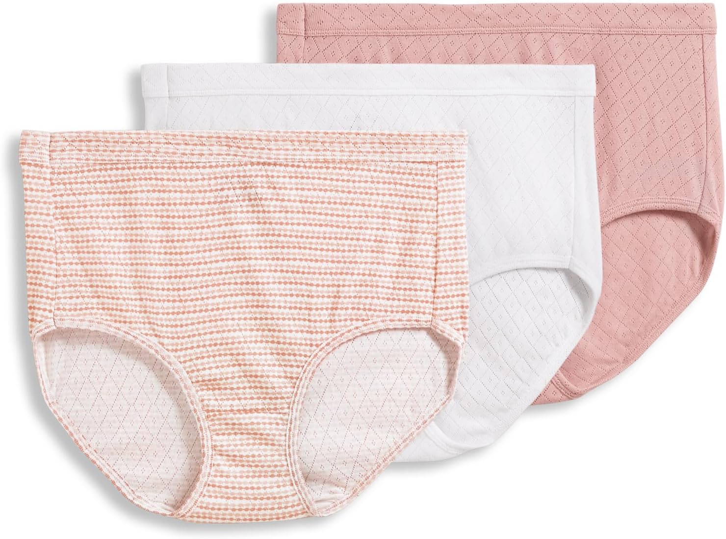 Jockey Women's Underwear 100% Cotton Elance Breathe Brief - 3 Pack