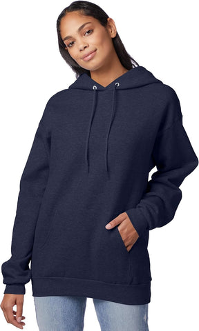 Hanes Men's Hoodie - EcoSmart Fleece Hooded Sweatshirt for Men & Women - Midweight Fleece - Big & Tall Available