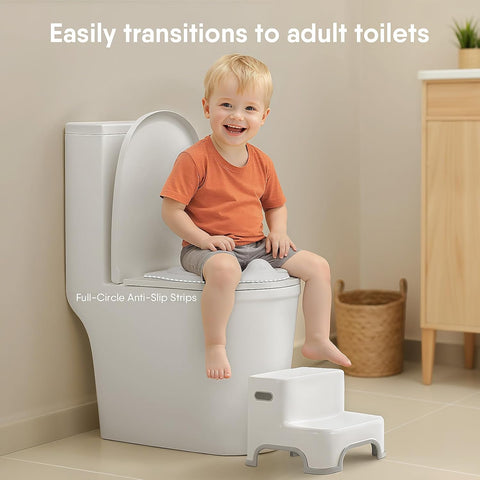 CheerTry 2-in-1 Toddler Potty Training Toilet with Detachable Training Seat