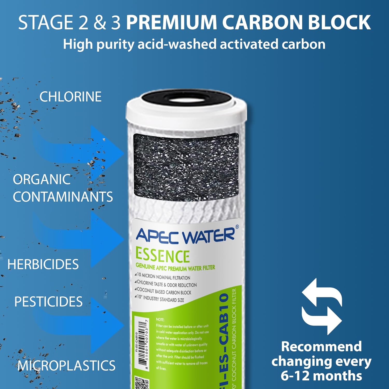 APEC Water FILTER-SET-ES Replacement Reverse Osmosis Pre-Filter Set