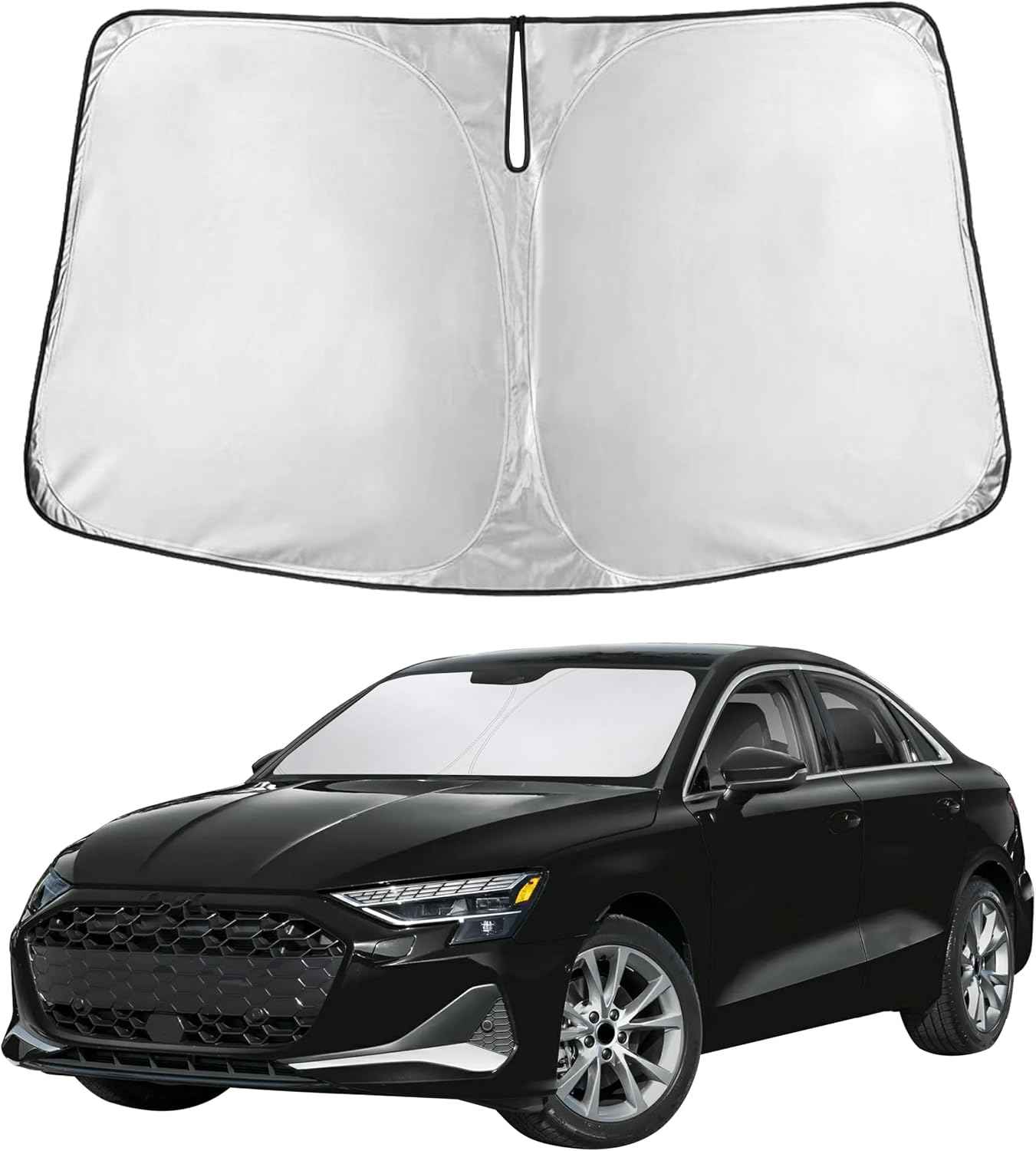 EcoNour Windshield Sunshade Compatible for Audi A3 2022-2023 2024 2025