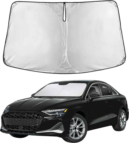 EcoNour Windshield Sunshade Compatible for Audi A3 2022-2023 2024 2025