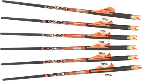 Ravin Carbon Crossbow Arrows 400 Grain .003 - Six Pack, UPC :815942021385