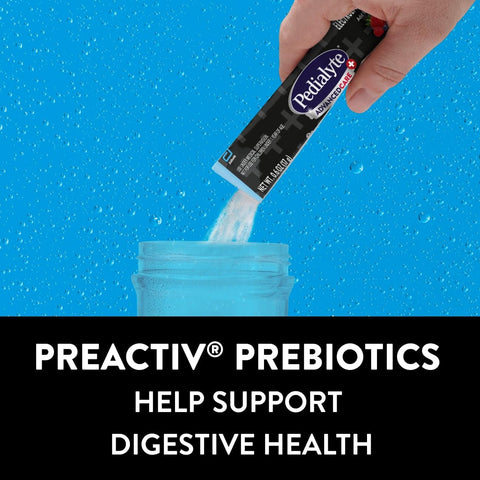 Pedialyte AdvancedCare Plus Electrolyte Powder Packets, Berry Frost