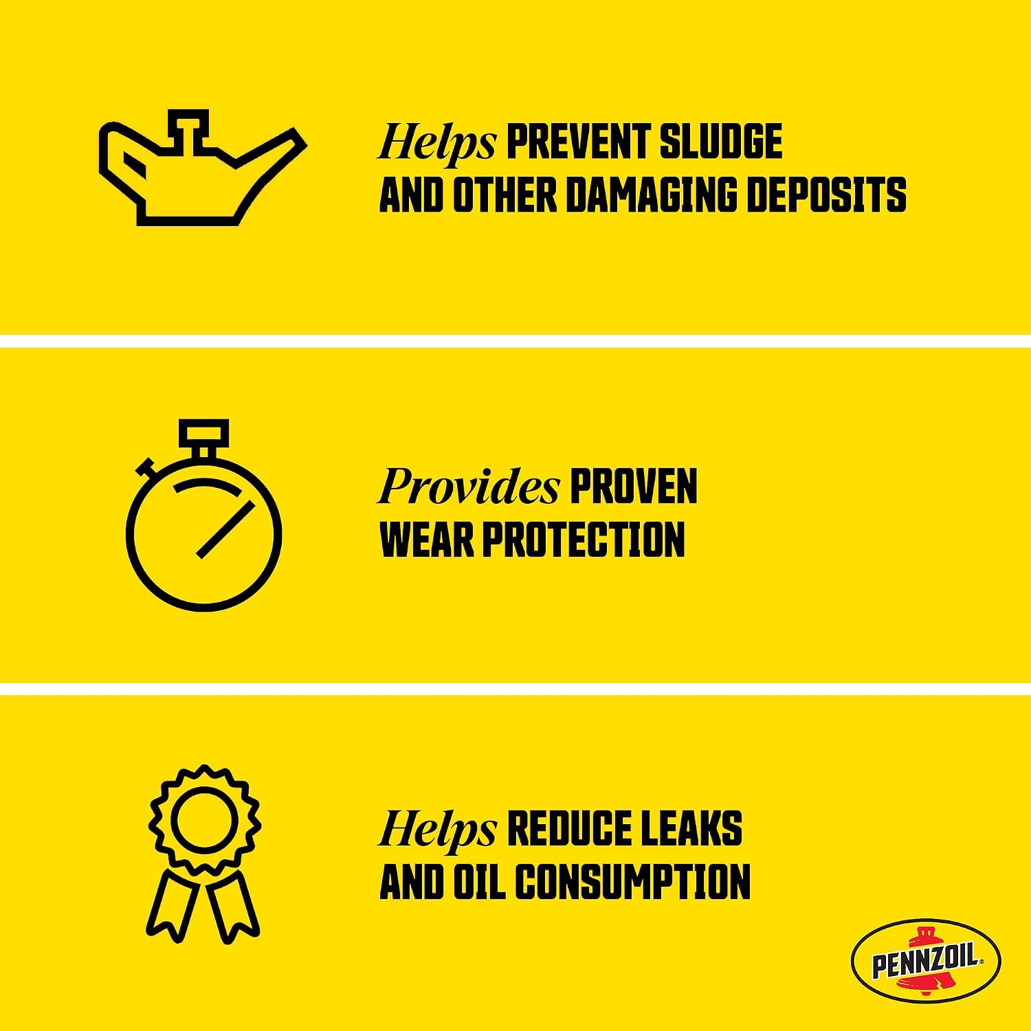 Pennzoil 10W-40 Motor Oil, 1 Quart (6 Pack)