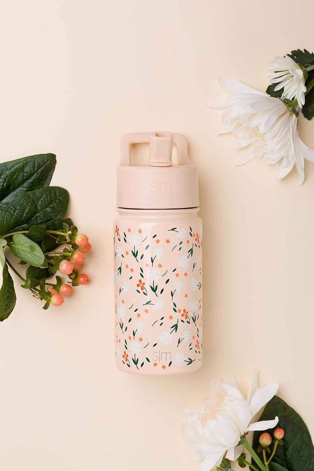 Simple Modern Kids Water Bottle & Toddler Cup | 14oz | Floral