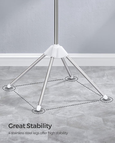 SONGMICS Clothes Drying Rack, 61.6-Inch Drying Rack, 3 Rotatable Arms