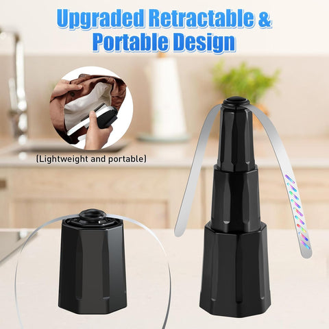 Fly Fans for Tables, Bug Fans with Holographic Blades 4 Pack