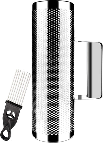 EASTROCK 10" 3" Stainless Steel Guiro Shaker with Scraper for Adult