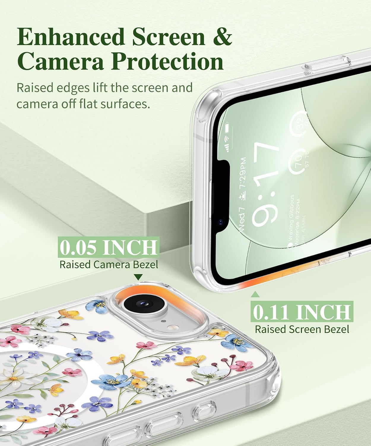 GVIEWIN for iPhone 17e Case & iPhone 16e Case with Screen Protector