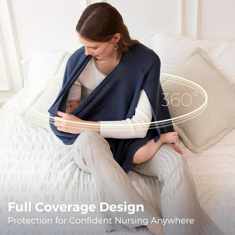 Momcozy Nursing Cover, Privacy Breastfeeding Cover with Soft Breathable