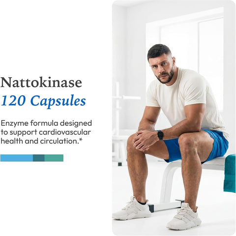 XYMOGEN Nattokinase, 120 Capsules