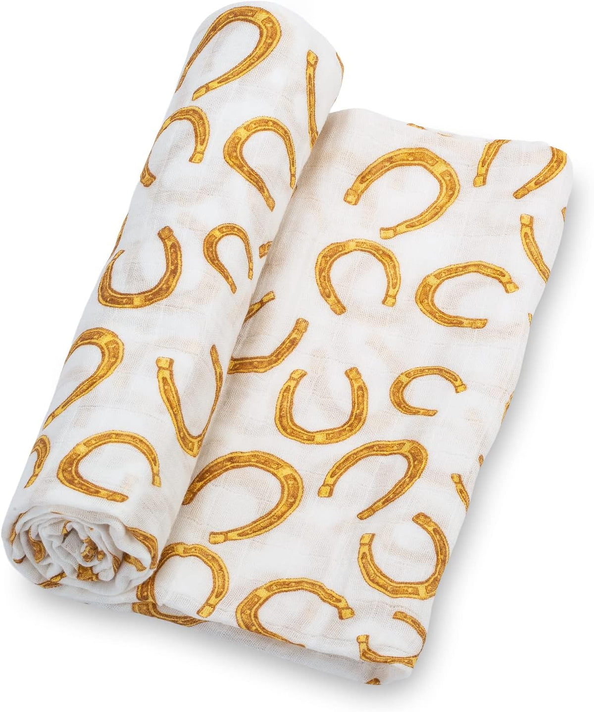 LollyBanks Muslin Swaddle Blanket, 47 x 47 in, Newborn Receiving Blanket