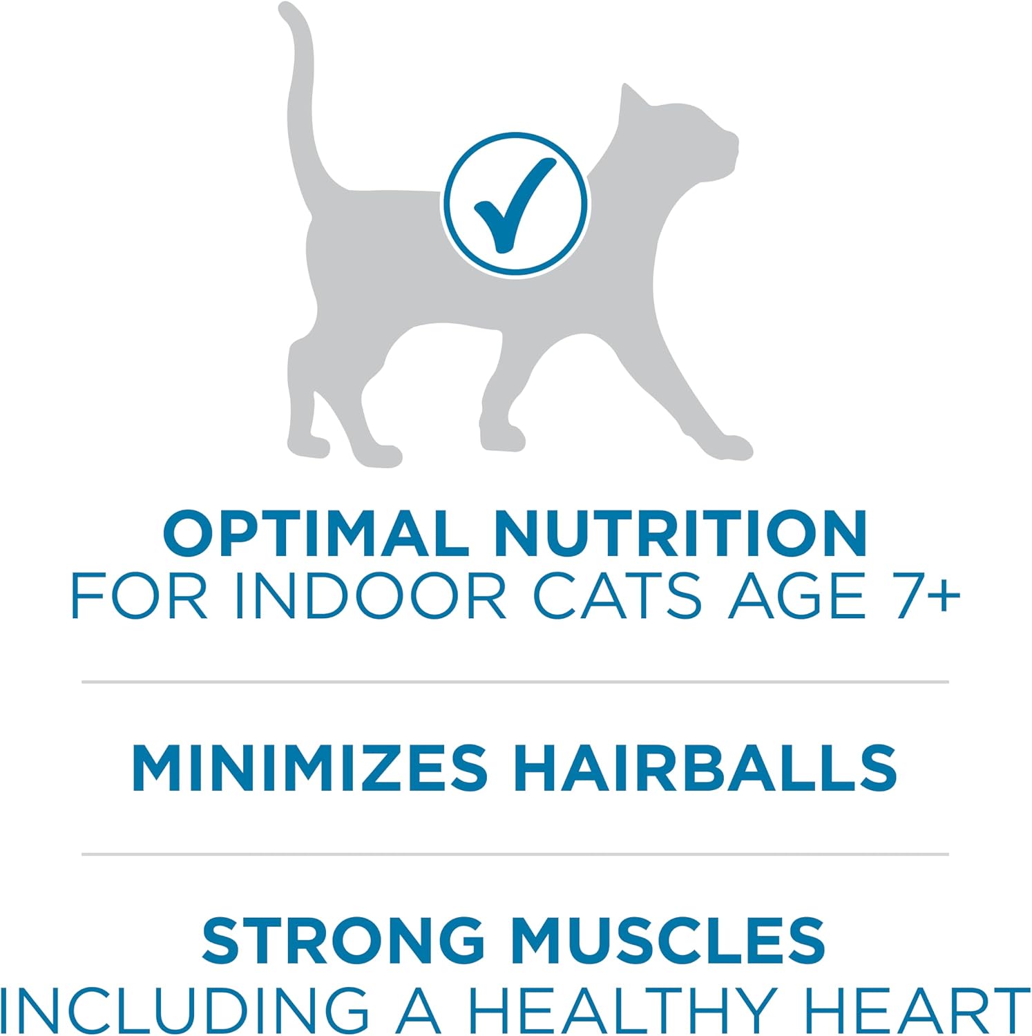 Purina ONE Indoor Advantage Senior Dry Cat Food, High Protein, 7 lb Bag