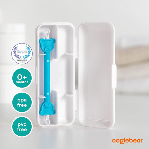 oogiebear Baby Nose & Ear Picker with Travel Case, 2 Pieces, Blue