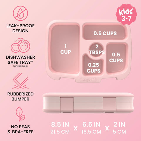 Bentgo Kids Prints Leak-Proof 5-Compartment Bento-Style Kids Lunch Box