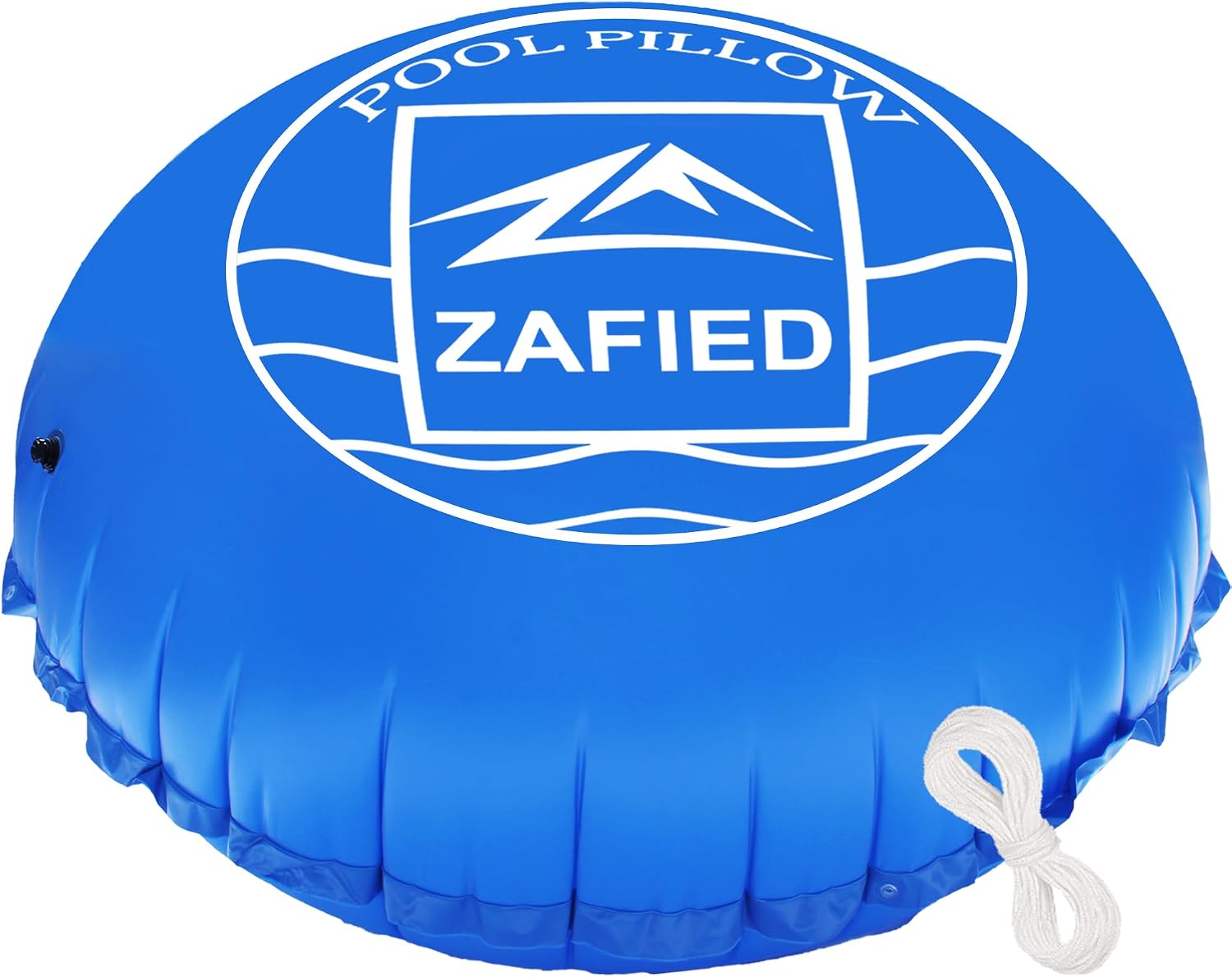6' x 6' Air Pool Pillow for Above Ground Swimming Pool Covers, Pool Pillows for Closing Winter, Heavy-Duty Cold Resistant Vinyl Material Air Poolpillow, Rope Included