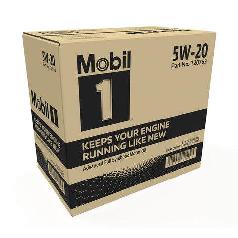 Mobil 1 Advanced Full Synthetic Motor Oil 5W-20, 5 Quart