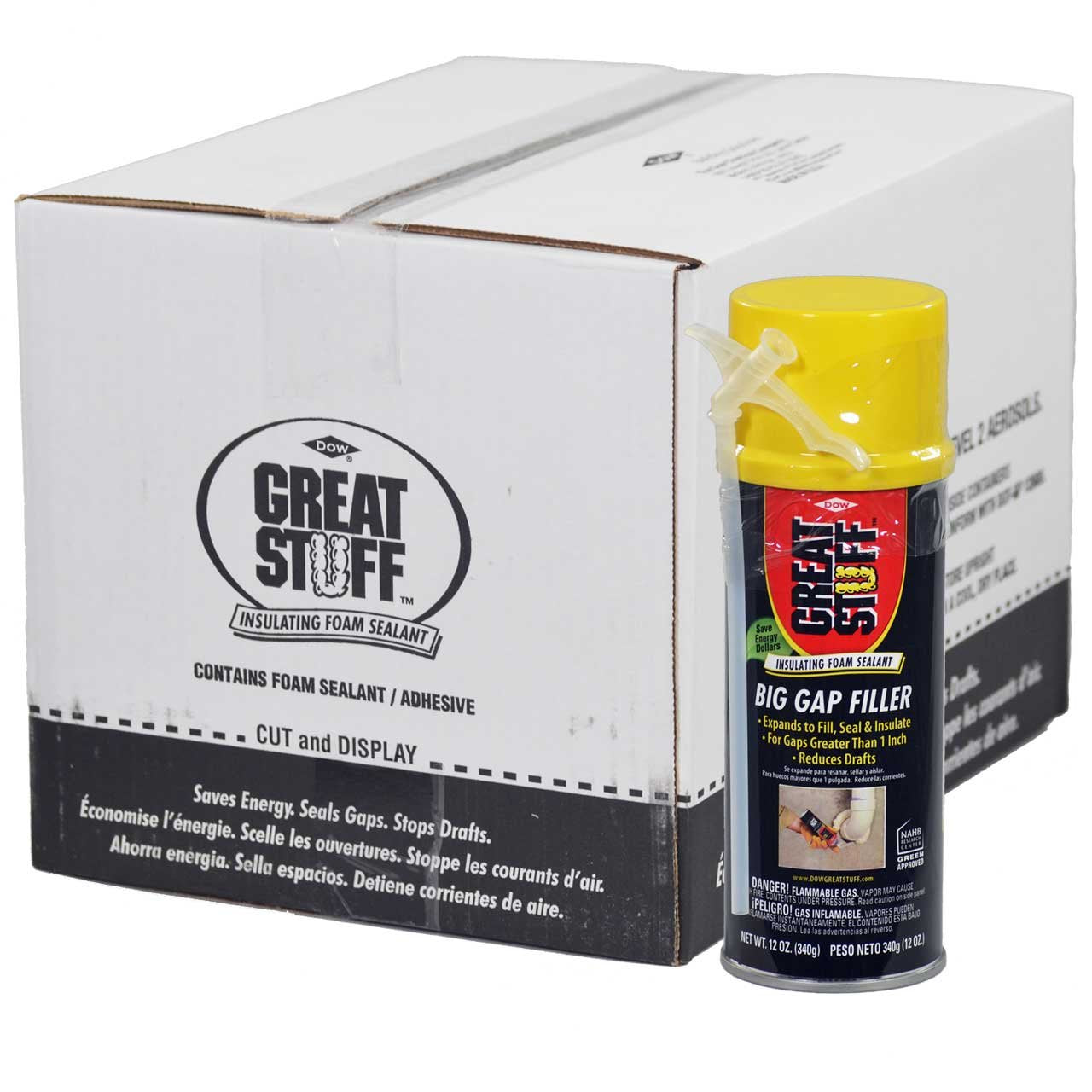 Great Stuff Big Gap Filler - 12 oz Cans - Full Case (12 cans)