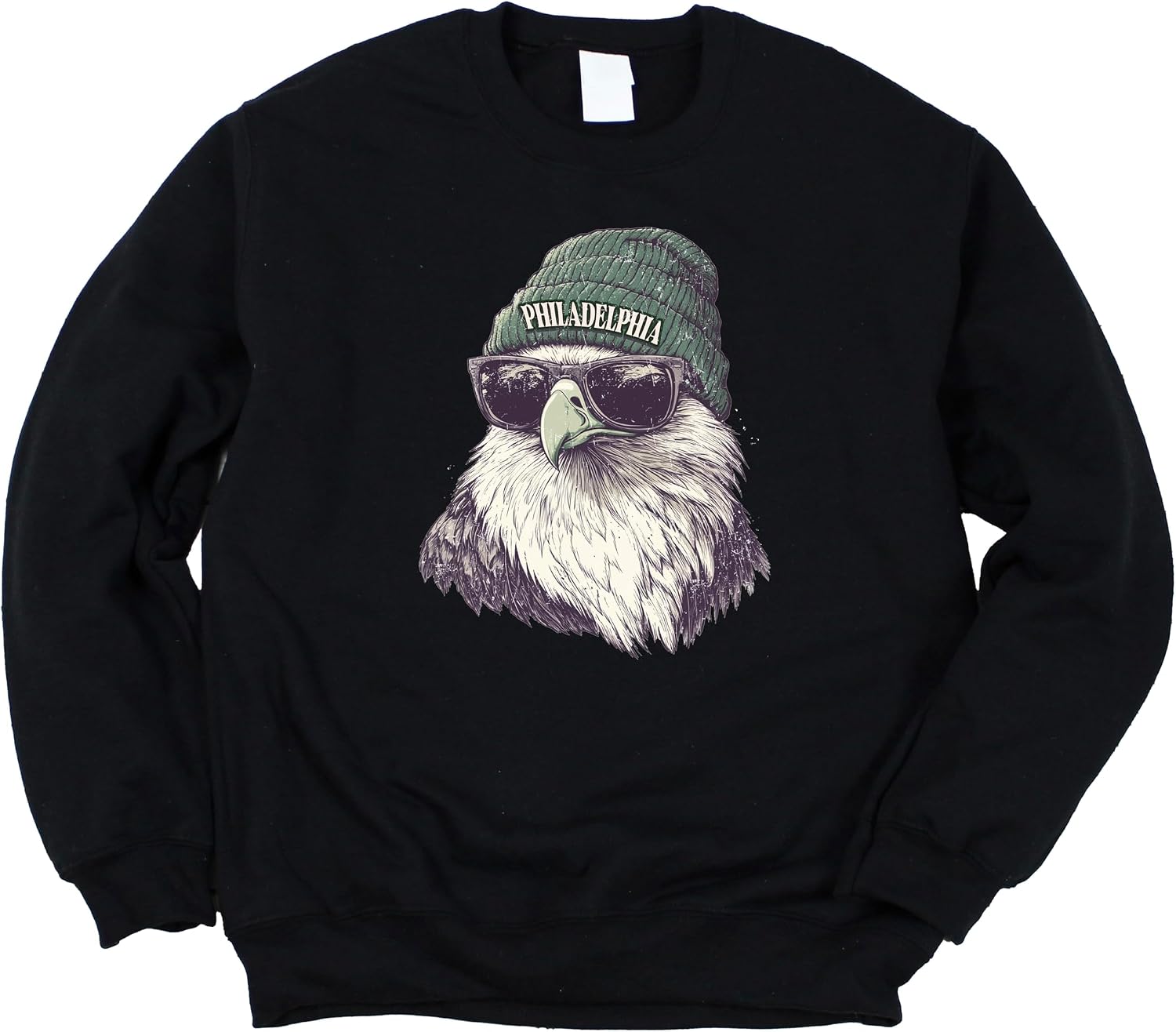 Olive Loves Apple Eagles Football Sports Sweatshirt for Men Women Youth and Toddler Boys and Girls