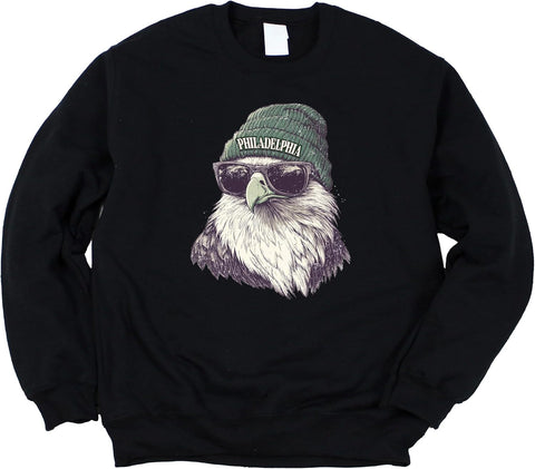 Olive Loves Apple Eagles Football Sports Sweatshirt for Men Women Youth and Toddler Boys and Girls