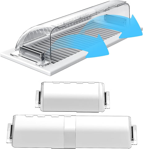 Wea&Hea Magnetic Air Vent Deflector 9"-15.5" for Metal Registers 2 Pack