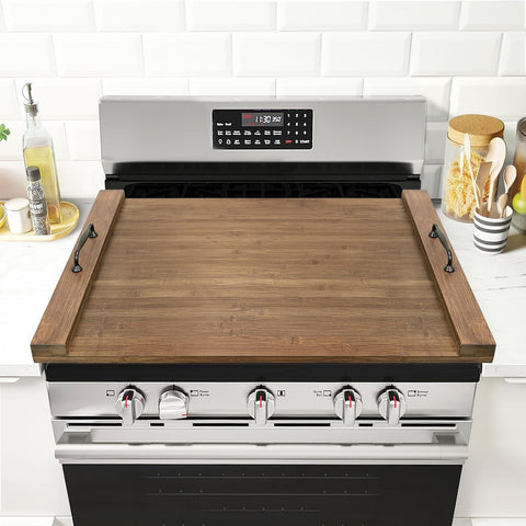 GASHELL Noodle Board Stove Cover with Handles for Electric, Gas Stove Top